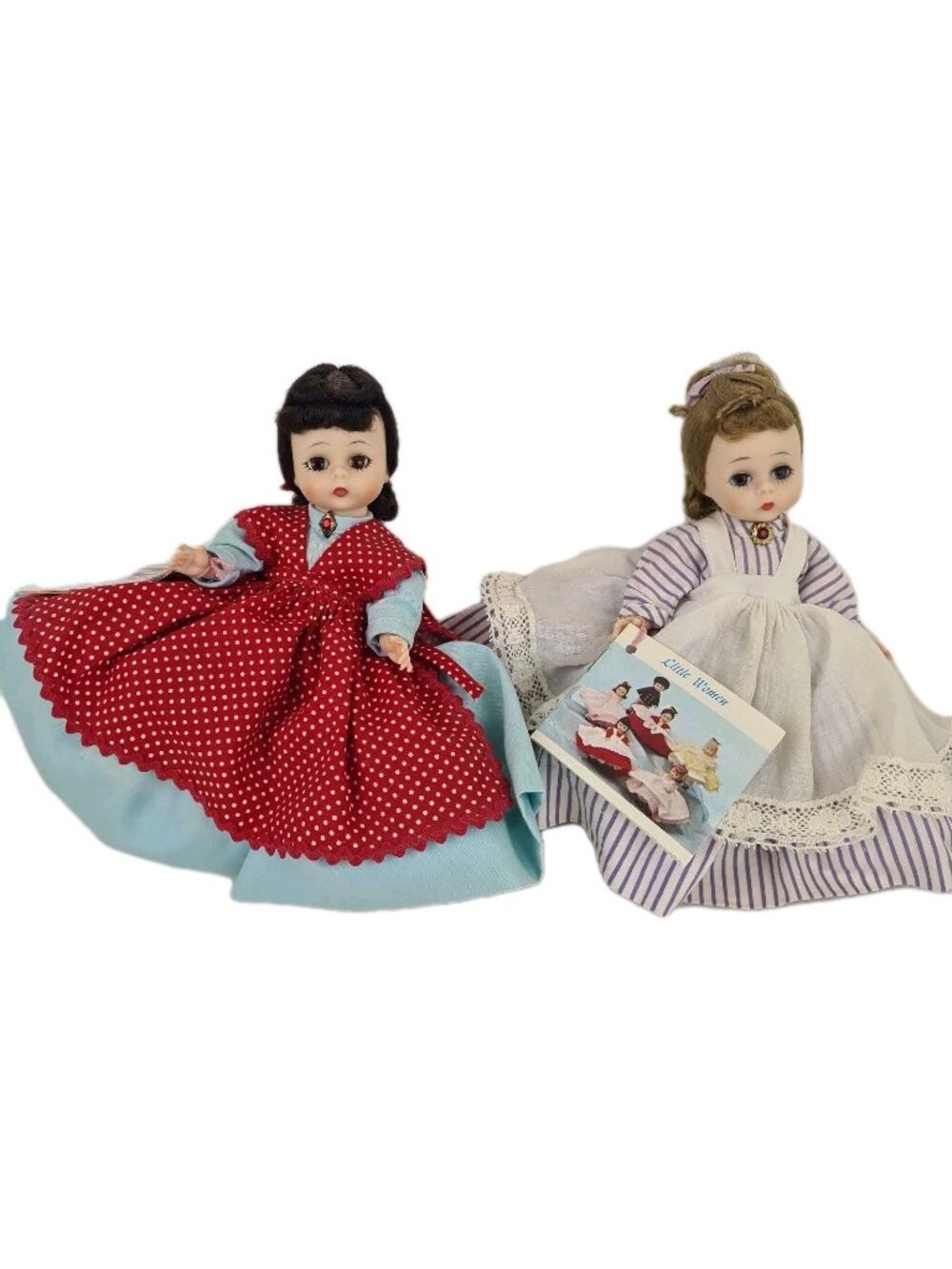 Madame Alexander Bent Knee Walker Set Of 2 Doll 8" Original 1950's Meg #563